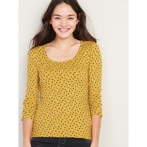 Old Navy | Rib-Knit Dotted Tee